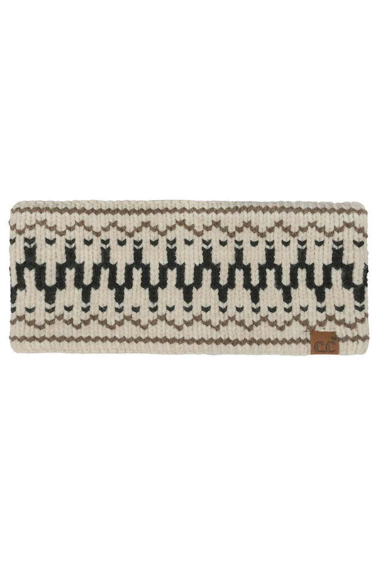 Brown Wrap your head in cozy style with this C.C Fair Isle Pattern Headwrap. Featuring a classic Fair Isle knit design, this versatile headband blends warmth with timeless appeal. The soft fabric blend of rayon, polyester, and nylon creates a comfortable fit that moves with you. Measuring 9.25" x 4.25", it's the perfect one-size accessory for winter days or casual everyday wear.