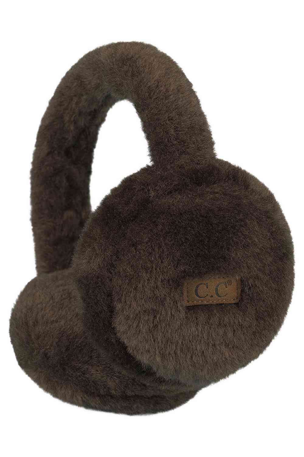 Brown Experience ultimate winter comfort with C.C Faux Fur Winter Earmuffs. These stylish ear warmers feature luxuriously soft faux fur that shields your ears from harsh cold while maintaining a chic, timeless aesthetic. The universal one-size fit ensures a snug, comfortable wear for anyone. Constructed from durable 100% polyester, they're built to last season after season. Whether you're commuting, enjoying outdoor activities, or simply stepping out on brisk days, these earmuffs are your go-to accessory fo