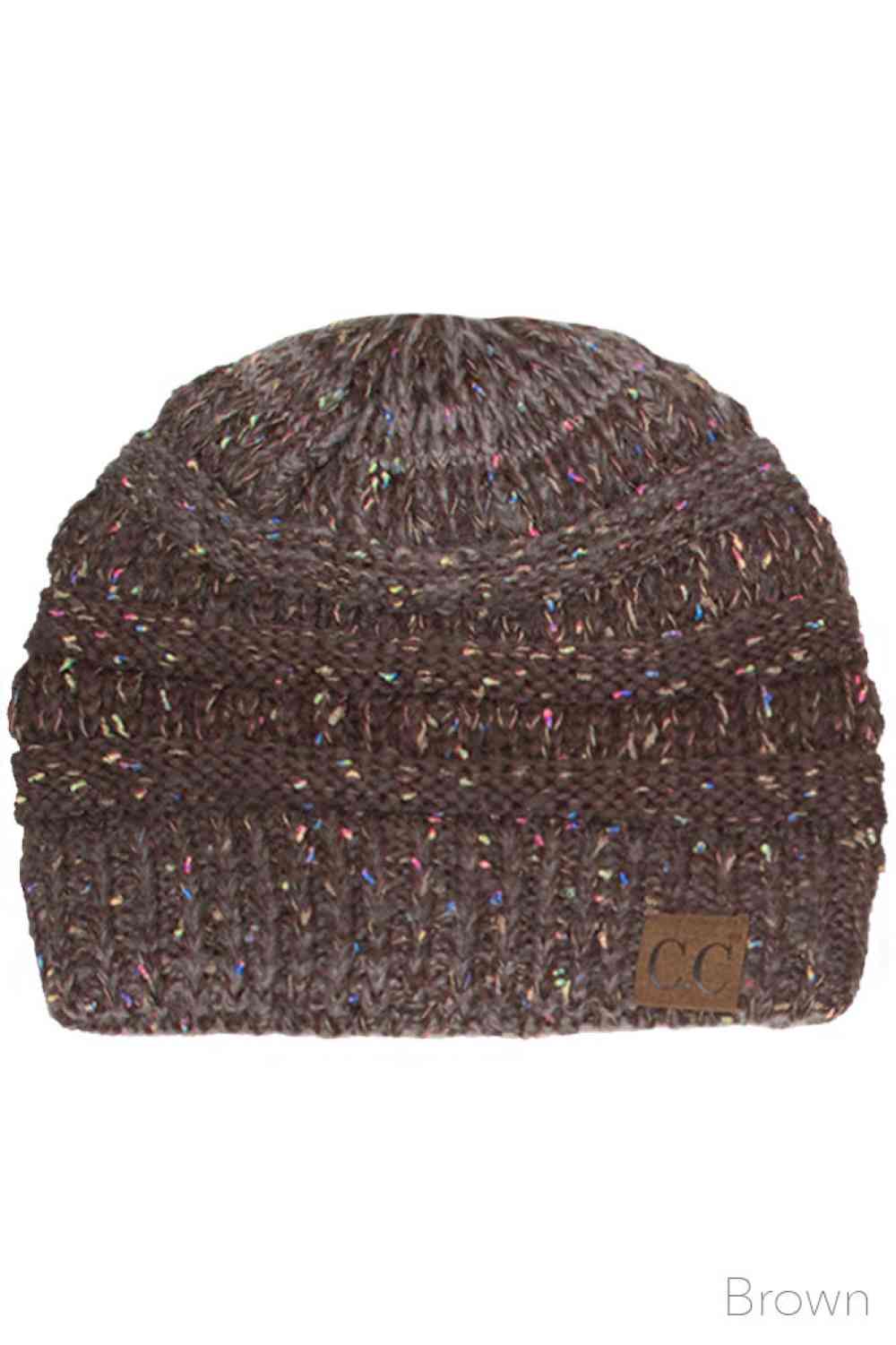 Brown Elevate your cold-weather wardrobe with this C.C Ombre Knit Beanie, crafted from 100% soft acrylic for exceptional comfort and durability. The striking ombre design adds visual interest to any outfit, while the one-size-fits-most construction ensures a flattering fit for virtually everyone. Perfect for layering during winter months or transitional seasons, this beanie delivers warmth without bulk. The premium acrylic blend resists pilling and maintains its shape wash after wash, making it a reliable s