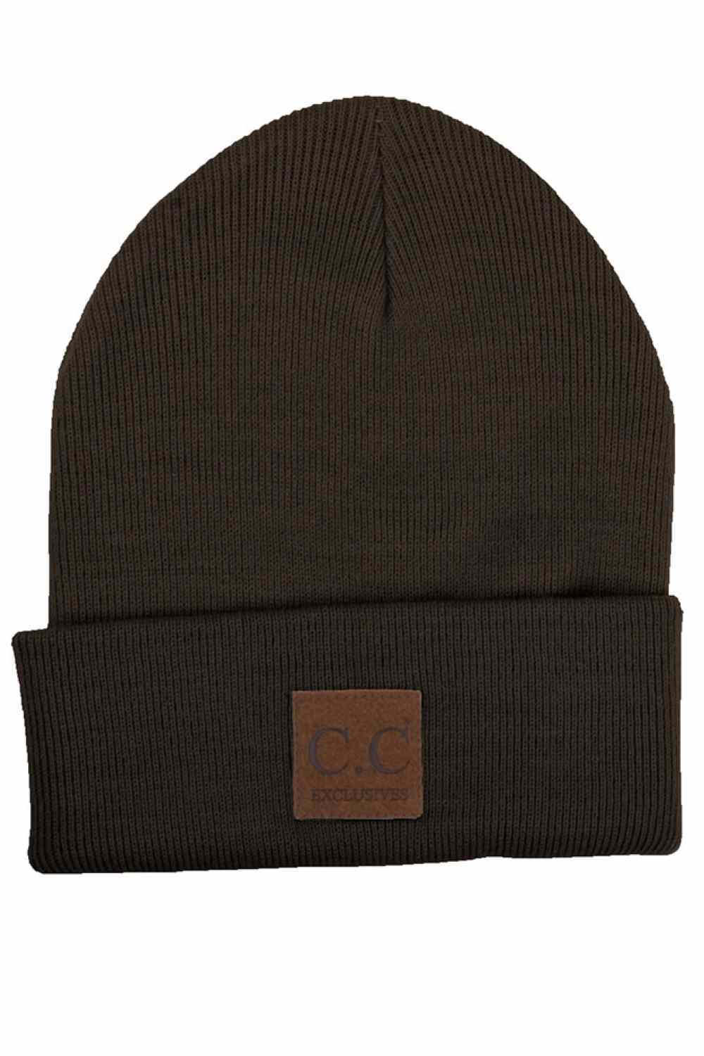Brown The C.C Unisex Classic Basic Solid Color Beanie features a timeless knit design with a clean, solid color finish for effortless everyday style. Soft, stretchy, and comfortable, it provides reliable warmth and a versatile fit for both men and women.
