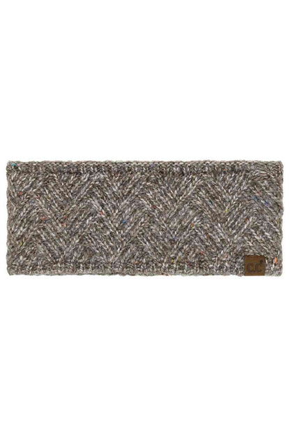Brown Stay warm and stylish with this C.C Criss Cross Confetti Headwrap Winter Headband. Crafted from a premium blend of 66% recycled polyester, 24% acrylic, 5% wool, and 5% nylon, this headwrap offers cozy comfort while supporting sustainable fashion. The eye-catching criss cross confetti pattern adds a playful touch to any winter outfit. One size fits most, making it an easy grab-and-go accessory for chilly days.