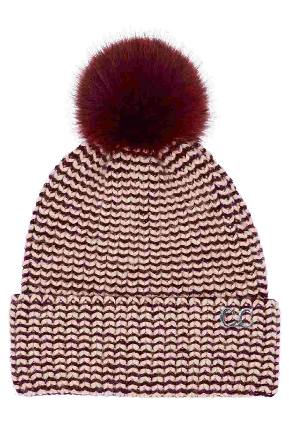 Burgundy C.C Two Tone Angora Cuff Beanie Winter Hat features a soft angora knit with a stylish two-tone design for a cozy yet modern cold-weather look. Finished with a classic cuff and stretch fit, it delivers all-day warmth and comfort while effortlessly elevating your winter outfits.