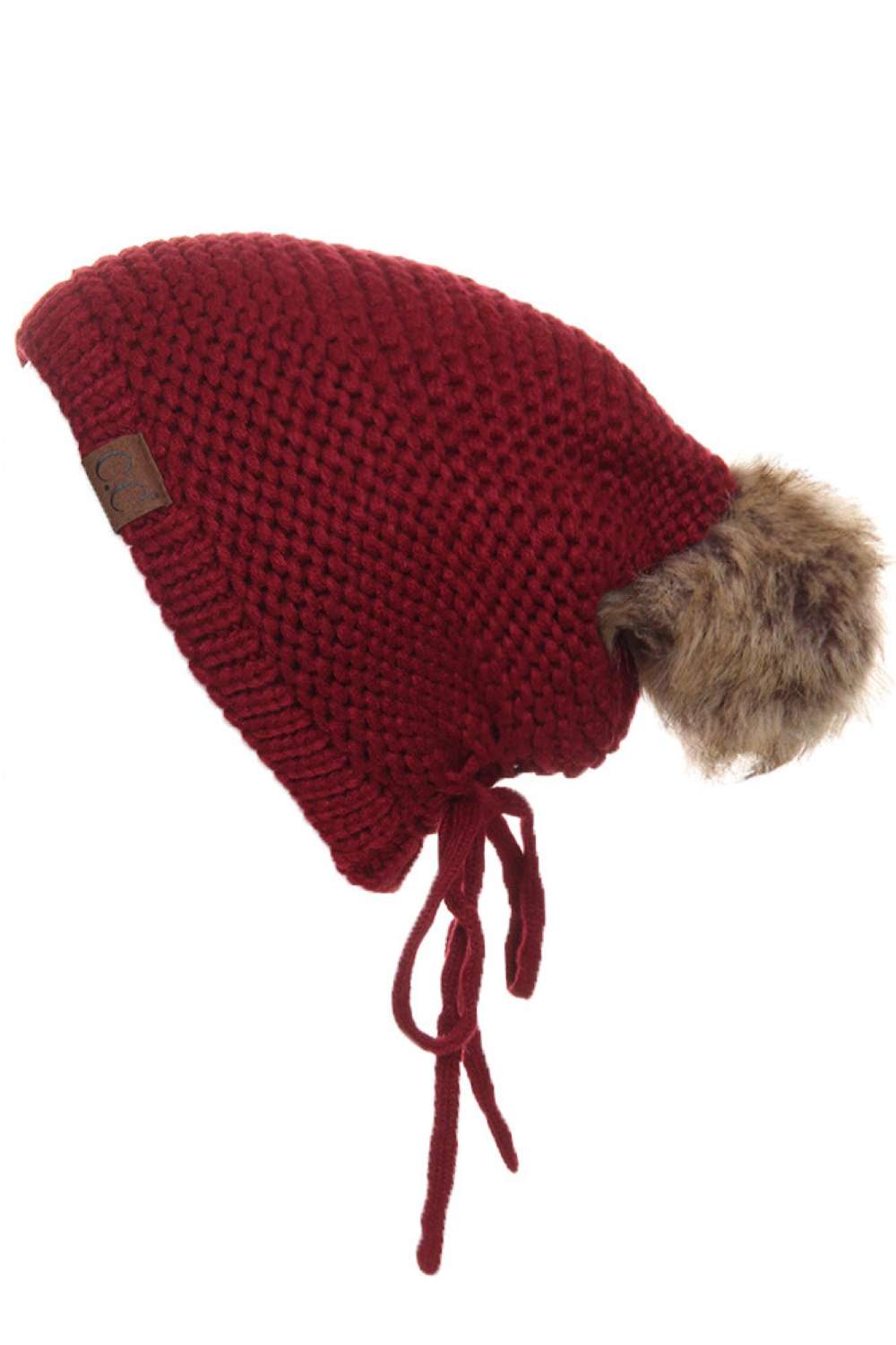 Burgundy Embrace effortless style with this C.C Adjustable Slouchy Beanie, complete with a cozy pom-pom on top. Made from 100% acrylic, it delivers warmth and comfort while maintaining a relaxed, on-trend silhouette. The slouchy fit works for everyone, making it a versatile addition to your cold-weather wardrobe.