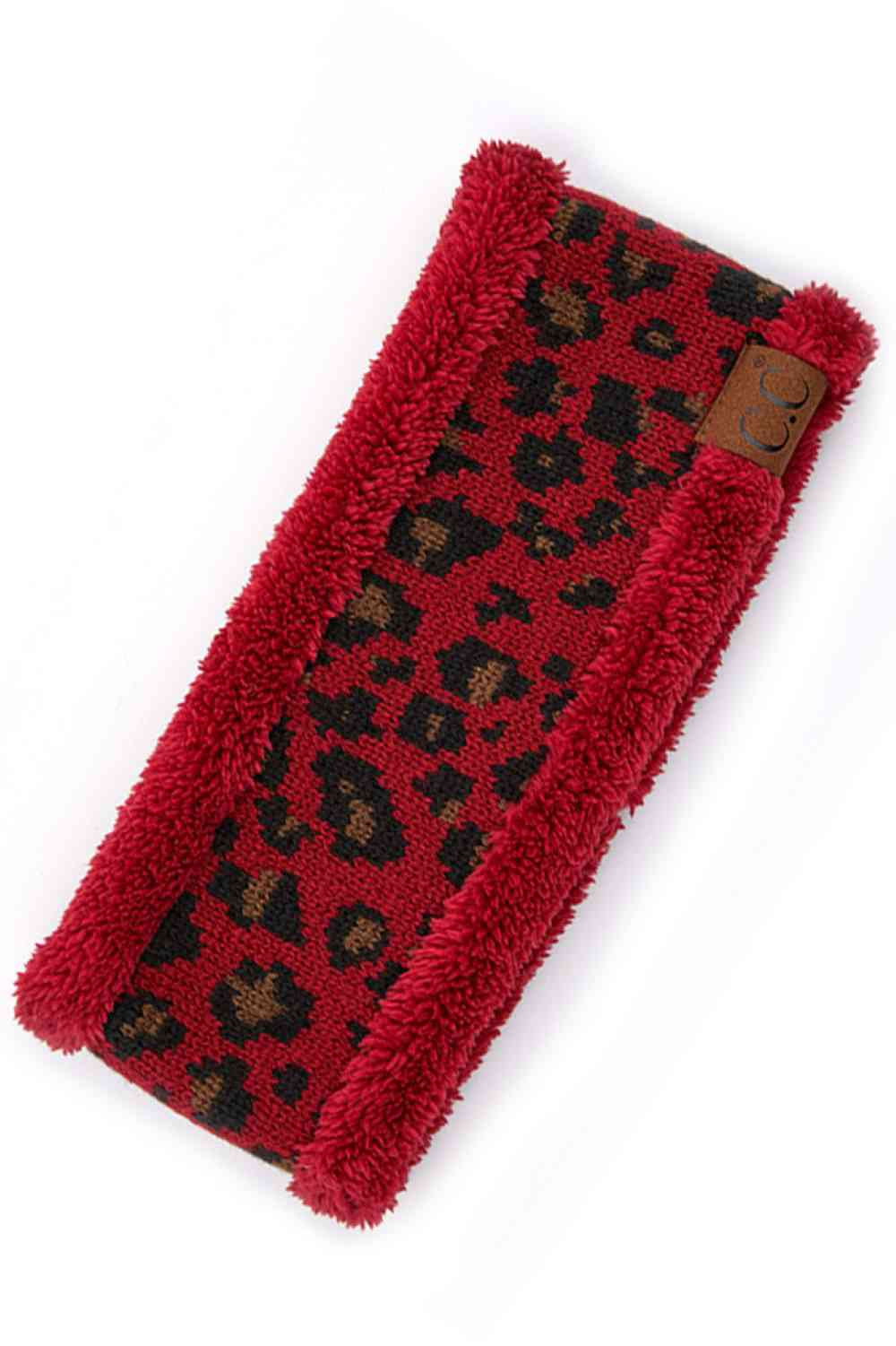 Burgundy Elevate your style with this C.C Leopard Pattern Headwrap, featuring a bold leopard print design that adds instant flair to any outfit. Crafted from 100% acrylic with a soft lining for comfort, this versatile headwrap keeps hair in place while making a fashion statement. One size fits most, making it the perfect accessory for everyday wear or special occasions. Lightweight and easy to style, it's a must-have addition to your accessory collection.