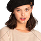 The C.C. Lurex Yarn Wool Beret combines traditional craftsmanship with contemporary style. It is meticulously constructed from premium wool with integrated lurex threads that create a subtle metallic sheen. This expertly designed headwear retains warmth while maintaining breathability, ensuring comfort throughout variable temperatures. The classic silhouette offers versatile styling options for both casual and formal occasions.