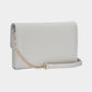 Madeline Love Gray Envelope Wallet on Chain Wristlet Clutch / Crossbody Bag - Bags & Wallets - extra
