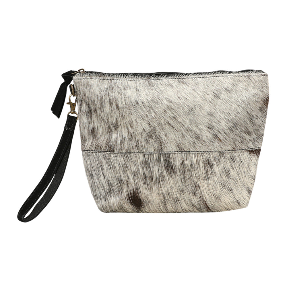 Madeline Love Black Animal Patterned Genuine Leather Clutch Bag - Bags & Wallets - desc