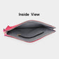 Madeline Love Silver Solid Faux Leather Clutch Bag - Bags & Wallets - desc
