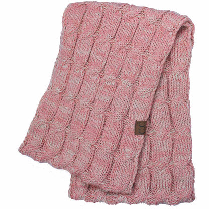 C.C Two Tone Cable Infinity Scarf