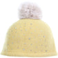 C.C Rhinestone Beanie Hat With Pom