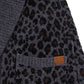 C.C Buffalo Check Jacquard Knit Bath Gown