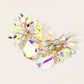 Madeline Love AB, Gold Teardrop Stone Accented Clip on Evening Earrings