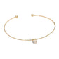 Madeline Love Gold SECRET BOX_Minimal Heart Stone Cluster Accent Cuff Bracelet - Hair Accessories - extra