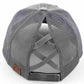 CHARCOAL-C.C Distressed Beach Please Patch Ponycap is perfect for any sunny getaway. Made with distressed fabric and adorned with a trendy patch, this ponycap adds a stylish touch to your beach look. Protect your face from the sun while staying fashionable.