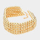 Madeline Love Gold Metal Ball Link Choker Necklace - Necklaces - desc