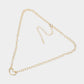 Madeline Love Gold Heat Metal Pointed Chain Choker Necklace - Necklaces - desc