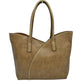 Vegan Tote 2 in 1 Faux Leather Stitched Shoulder Bag Hobo Tote, largely spaced, daily necessities can be put into this bag, designer inspired, includes a smaller pouch & long strap to use separately, take it to school, work or a day trip. Coordinate with any ensemble from business casual to everyday wear. Perfect Gift