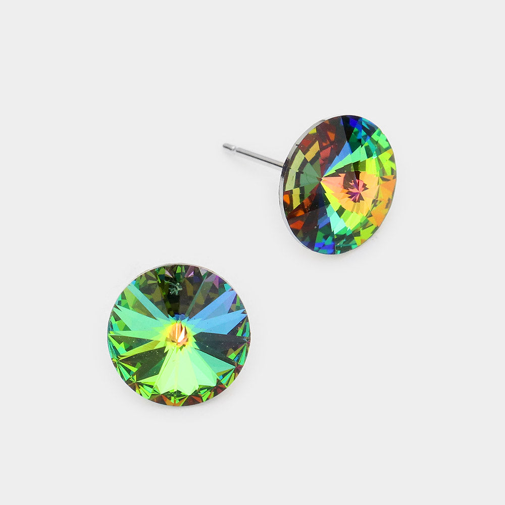 Madeline Love Default 10mm Round Crystal Stud Earrings