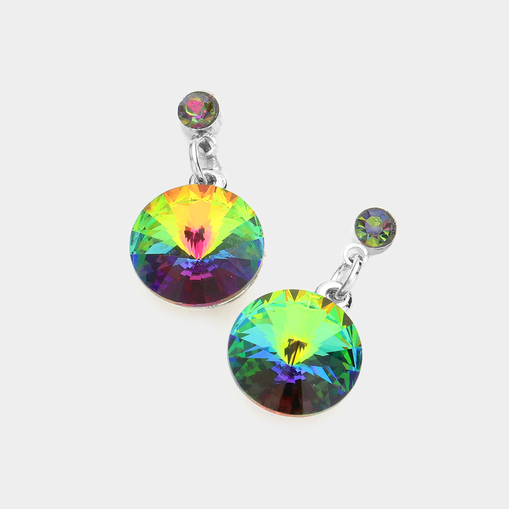 Vitrail Medium Genuine Crystal Drop Earrings