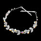 Madeline Love AB, Silver Teardrop Stone Cluster Vine Wrap Headpiece - Hair Accessories - desc