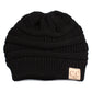 C.C Cotton Knit Beanie Hat