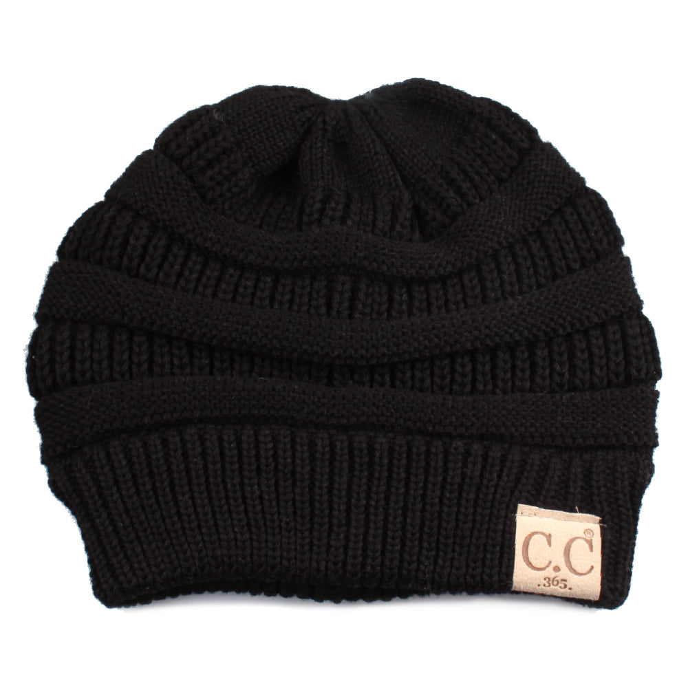 C.C Cotton Knit Beanie Hat