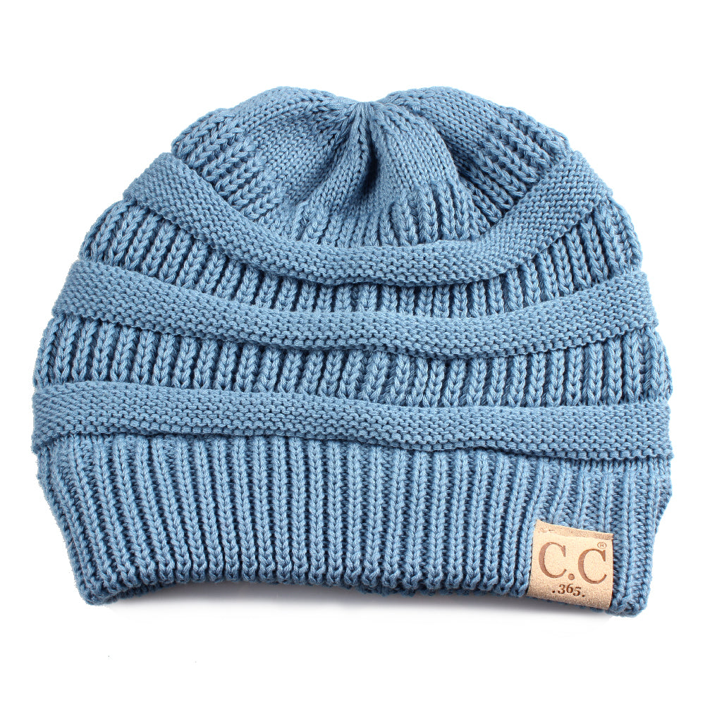C.C Cotton Knit Beanie Hat