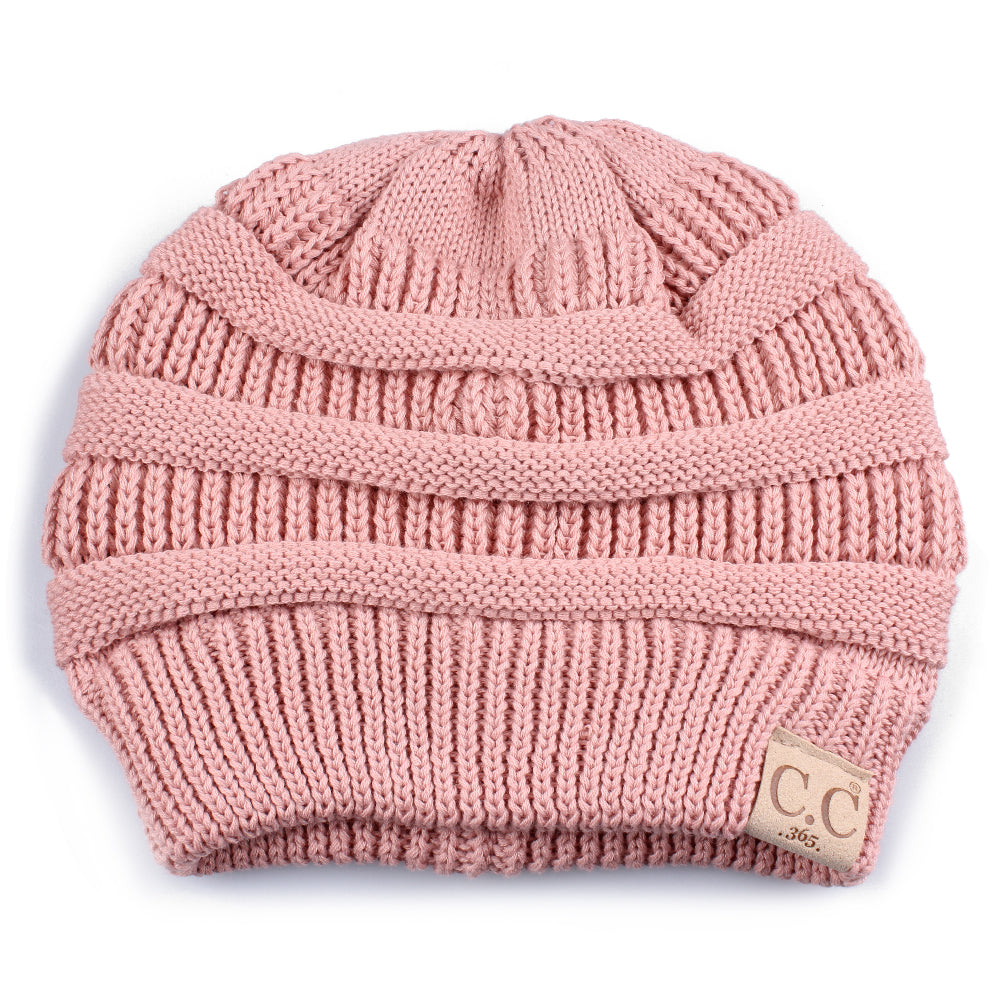 C.C Cotton Knit Beanie Hat