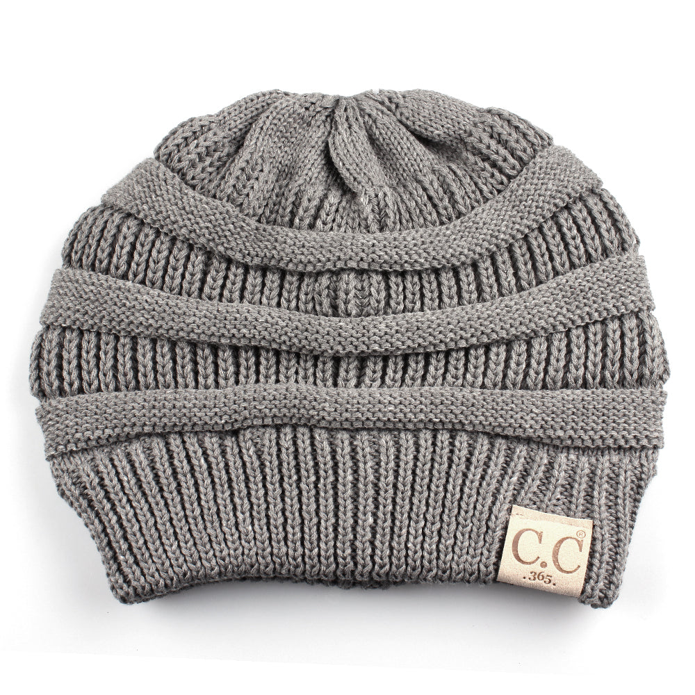 C.C Cotton Knit Beanie Hat