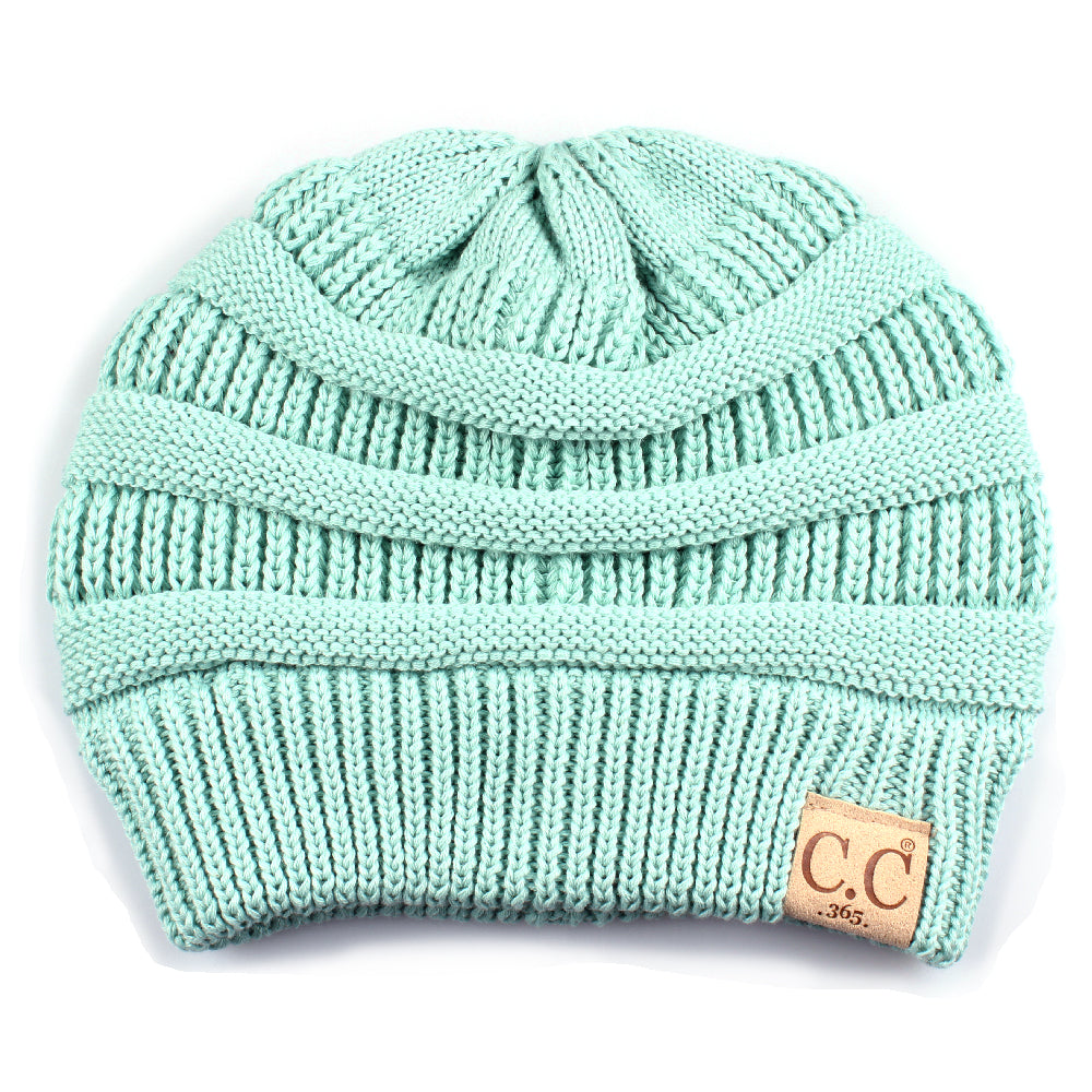C.C Cotton Knit Beanie Hat
