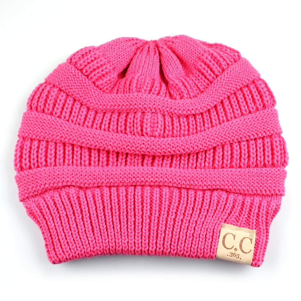C.C Cotton Knit Beanie Hat