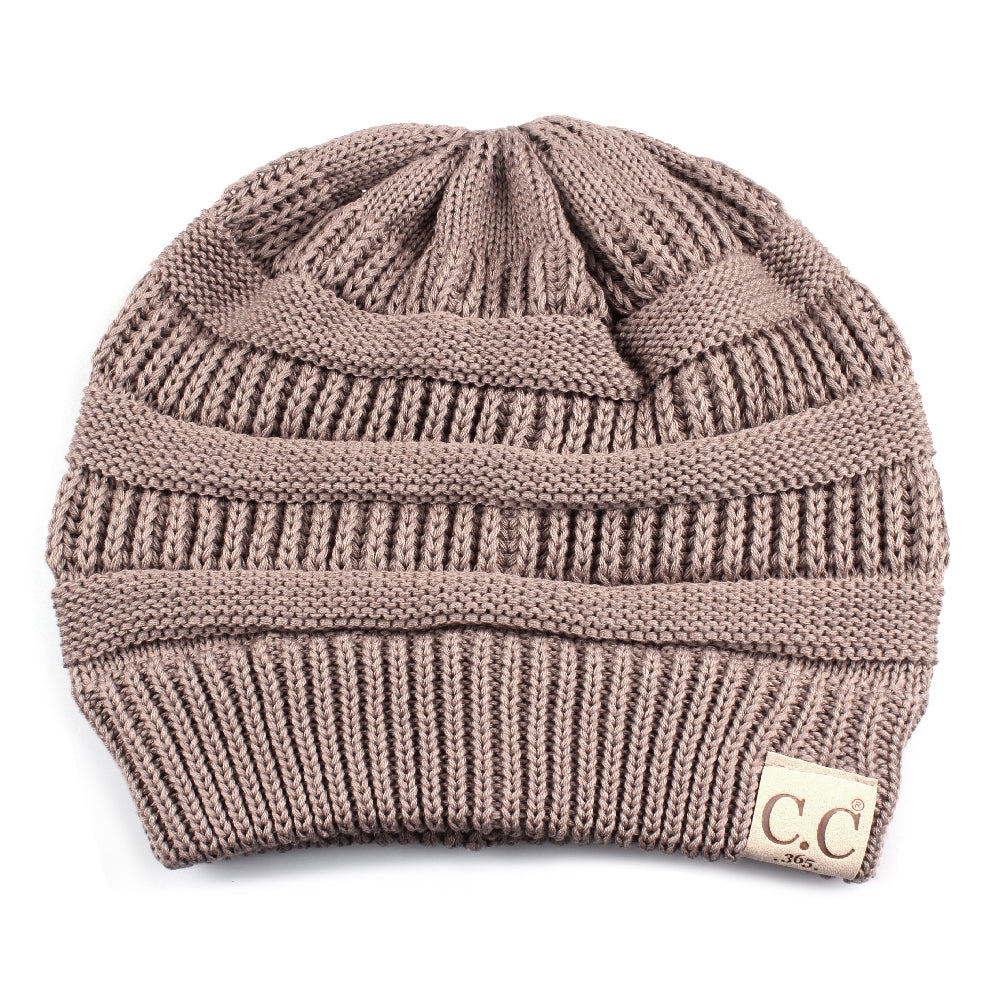 C.C Cotton Knit Beanie Hat