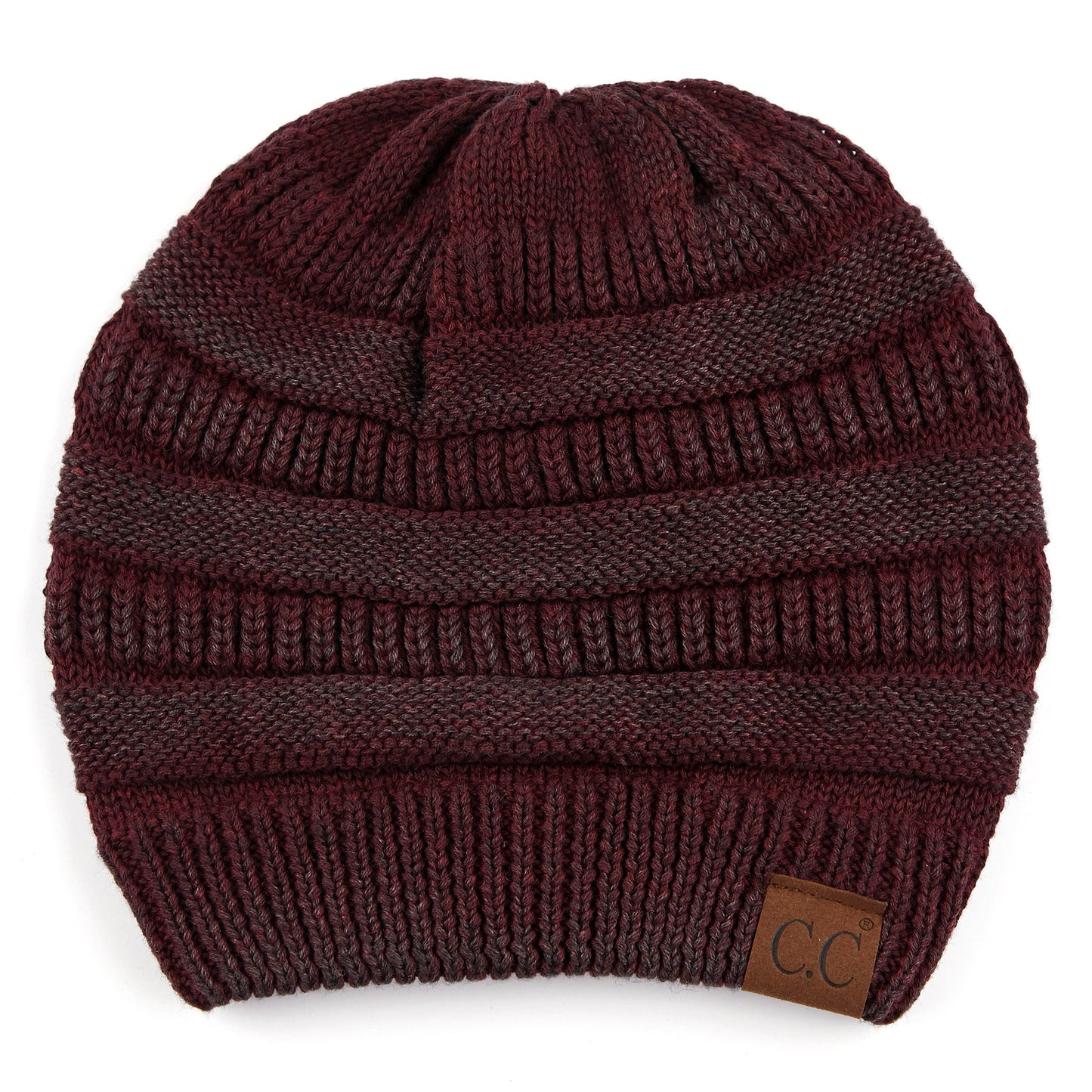 C.C Stone Washed Cotton Knit Beanie Hat