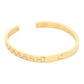 Gold CZ Embellished Stainless Steel Bangle Evening Bracelet is the perfect accessory for a glamorous evening out. Made with high-quality materials, it offers both style and durability. Its classic design and sparkling CZ stones will elevate any outfit, making you stand out with elegance.