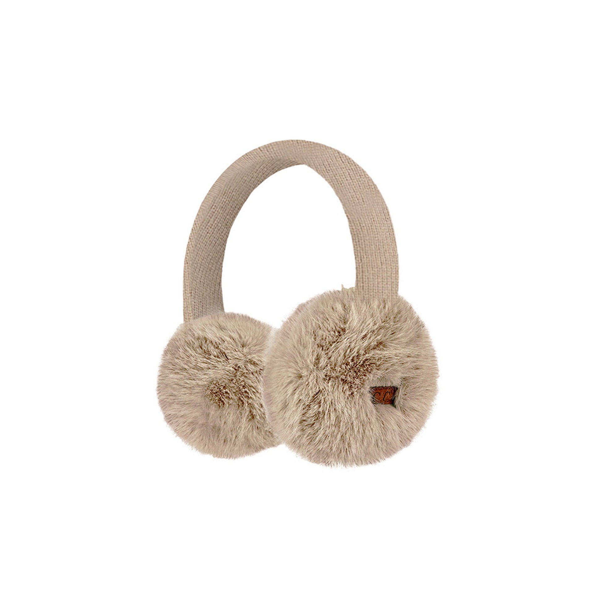 Camel Stay warm in style with the C.C Faux Mink Fur Knitted Earmuff Ear Warmer, featuring ultra-soft faux mink fur for cosy comfort in cold weather. Made from 100% polyester with an adjustable band and one-size fit, it offers a snug, comfortable feel perfect for everyday winter wear.