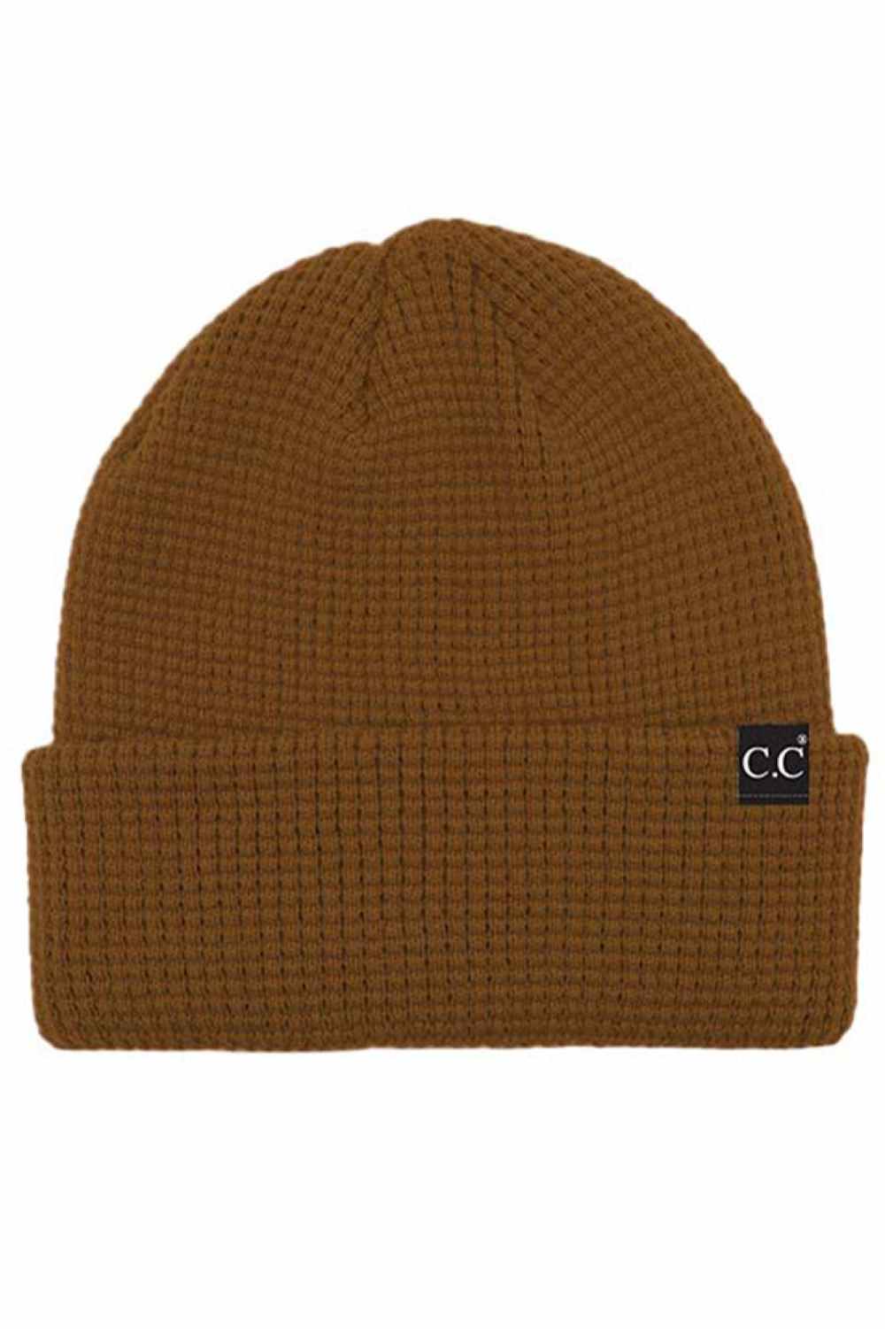 Brown C.C Slouchy Cuff Beanie Hat features a relaxed slouchy silhouette with a classic cuff for effortless everyday winter style. Crafted with a soft stretch fit, it delivers cozy warmth and laid-back comfort while elevating your cold-weather outfits.