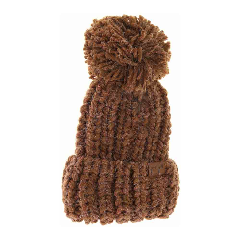 Clay Chunky Knit Yarn Pom C.C Beanie offers expert craftsmanship combining warmth and style in one accessory. Its dense yarn knit provides superior insulation, making it ideal for cold climates. The textured knit pattern ensures durability, while the classic pom pom adds a refined, casual appeal. Designed for a comfortable fit, this beanie maintains warmth without sacrificing breathability, making it a must-have for both outdoor enthusiasts and everyday wear.