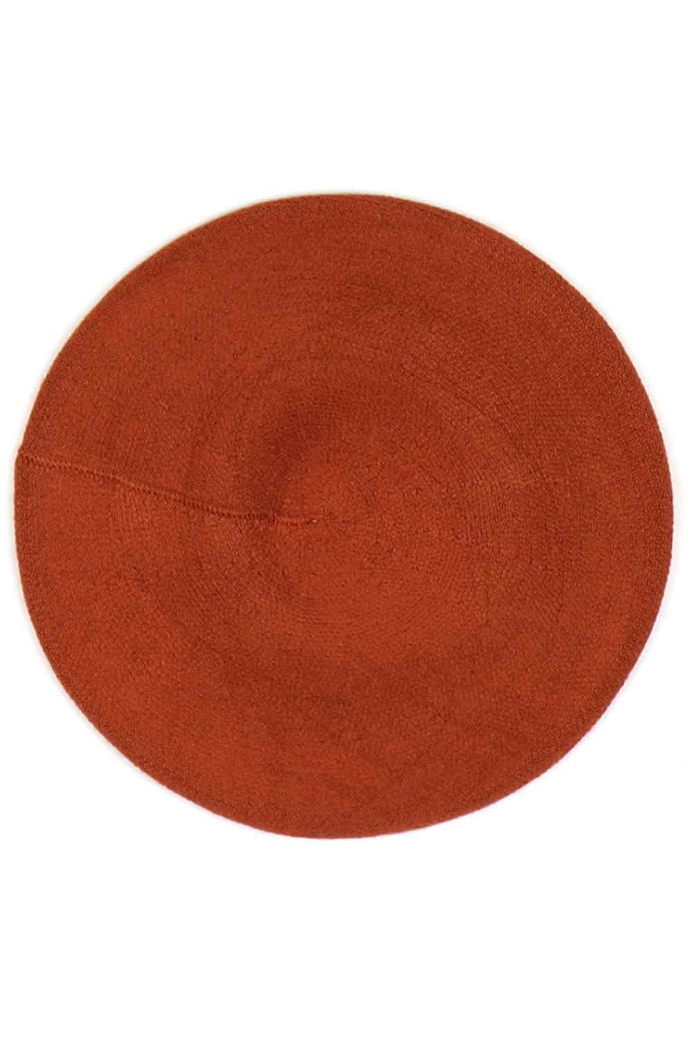 Clay Embrace effortless style with this stretchy solid color beret. Made from 100% acrylic, it offers a comfortable fit that adapts to your head shape while maintaining its polished appearance. Perfect for adding a touch of sophistication to any season, this versatile beret pairs seamlessly with casual and dressed-up looks alike.