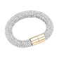 Clear Bling Magnetic Bracelet, enhance your attire with this beautiful bracelet to show off your fun trendsetting style. It can be worn with any daily wear such as shirts, dresses, T-shirts, etc. It's a perfect birthday gift, anniversary gift, Mother's Day gift, holiday getaway, or any other event.