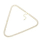 Clear Gold Stainless Steel Emerald Cut CZ Stone Tennis Chain Necklace exudes elegance and sophistication. Made with durable stainless steel and featuring sparkling emerald cut CZ stones, it's the perfect accessory to elevate any outfit. With its classic tennis chain design and stunning stones, this necklace is a must-have for any jewelry collection.