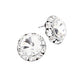 Clear Rivoli Cut Genuine Crystal Round Stud Earrings feature a unique cut that enhances the shine and brilliance of the crystals. Crafted with high-quality materials, they are durable and stylish. Elevate any outfit with these stunning earrings that add a touch of elegance to your look.