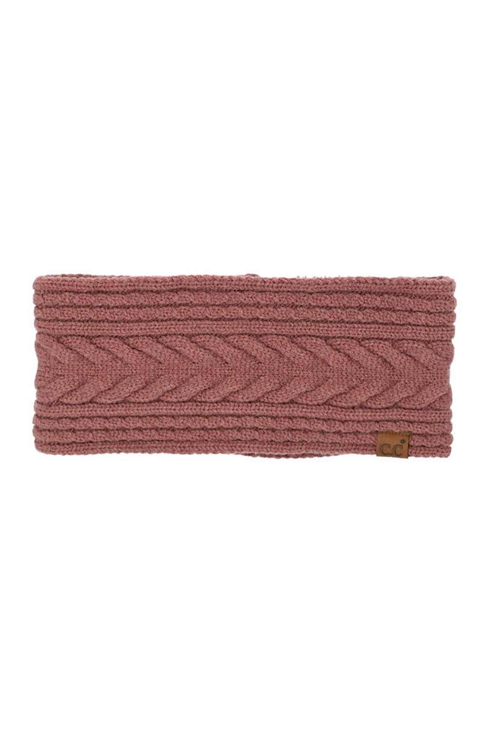 Cocobery Stay warm and stylish with this cozy C.C Cable Knit Lining Headwrap Winter Headband. Crafted from a soft blend of rayon, polyester, and nylon, this headband features a luxurious cable knit lining that provides comfort and insulation during cold months. The generous 9.25" x 4" size fits most head sizes, making it a versatile accessory for any winter wardrobe. Perfect for outdoor activities, casual outings, or layering under hats. Elevate your cold-weather look with this essential winter essential.