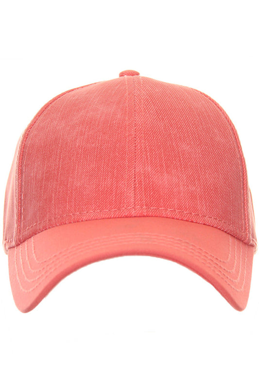 Coral C.C Baseball Cap is the perfect accessory for any outdoor activity. Made with high-quality materials, this cap offers both style and comfort. Its curved brim design provides protection from the sun, while the adjustable strap ensures a perfect fit. Stay cool and fashionable with the C.C Baseball Cap.