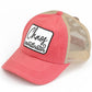 Coral C.C CHAOS COORDINATOR PATCH PONY CAP is the perfect accessory for any outfit. Made with high-quality materials, it features a stylish patch design and a comfortable ponycap fit. Stay organized and stylish with this practical and on-trend cap.