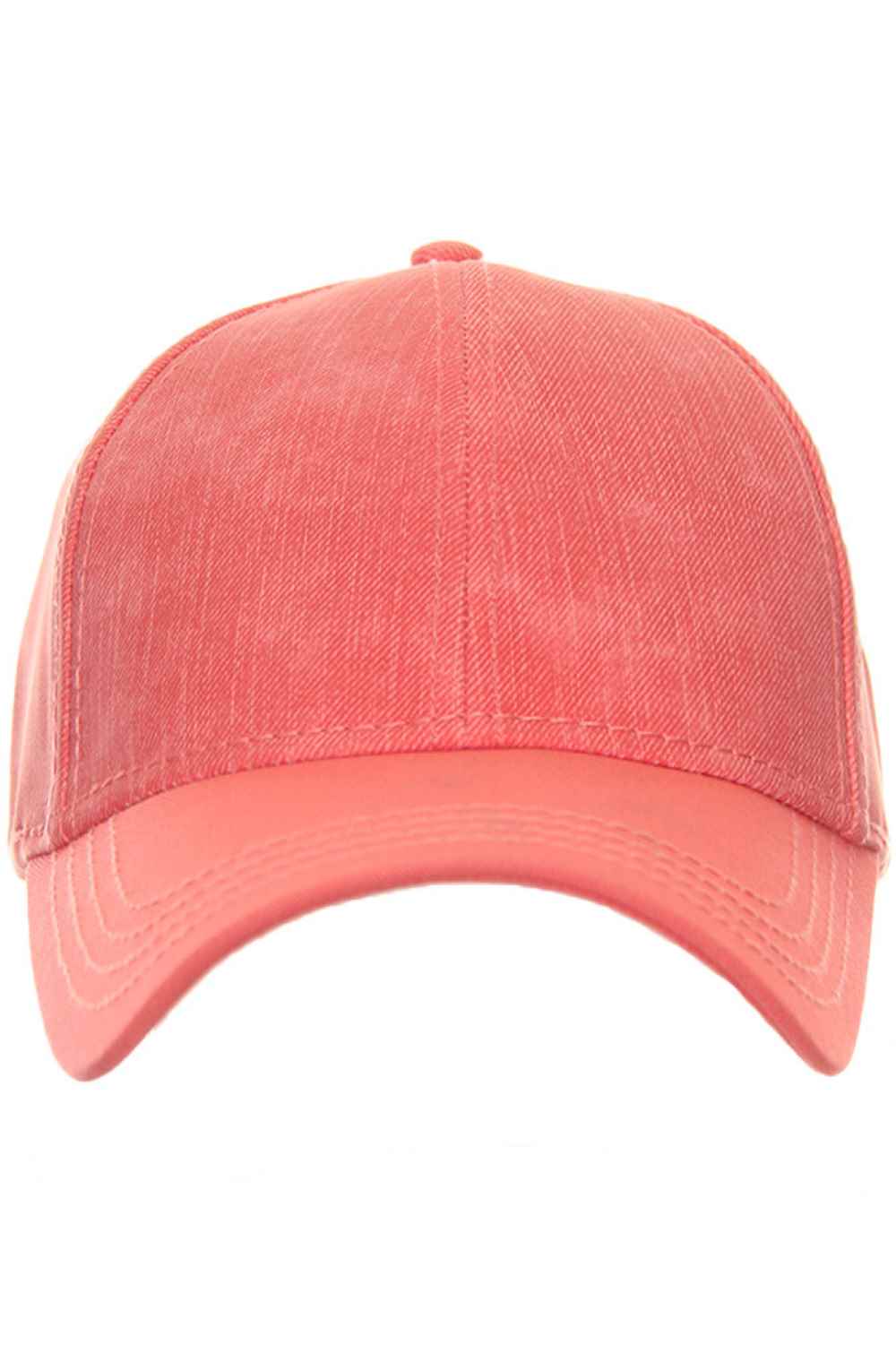 Coral Step up your casual game with the C.C Distressed Baseball Cap, designed for those who appreciate vintage flair. This classic baseball cap blends 60% PU with 40% cotton for a soft, durable feel that withstands everyday wear. The distressed detailing gives it an authentically worn-in look that works with virtually any outfit. Whether you're running errands, enjoying outdoor activities, or simply want a reliable go-to accessory, this cap delivers both comfort and style.&nbsp;