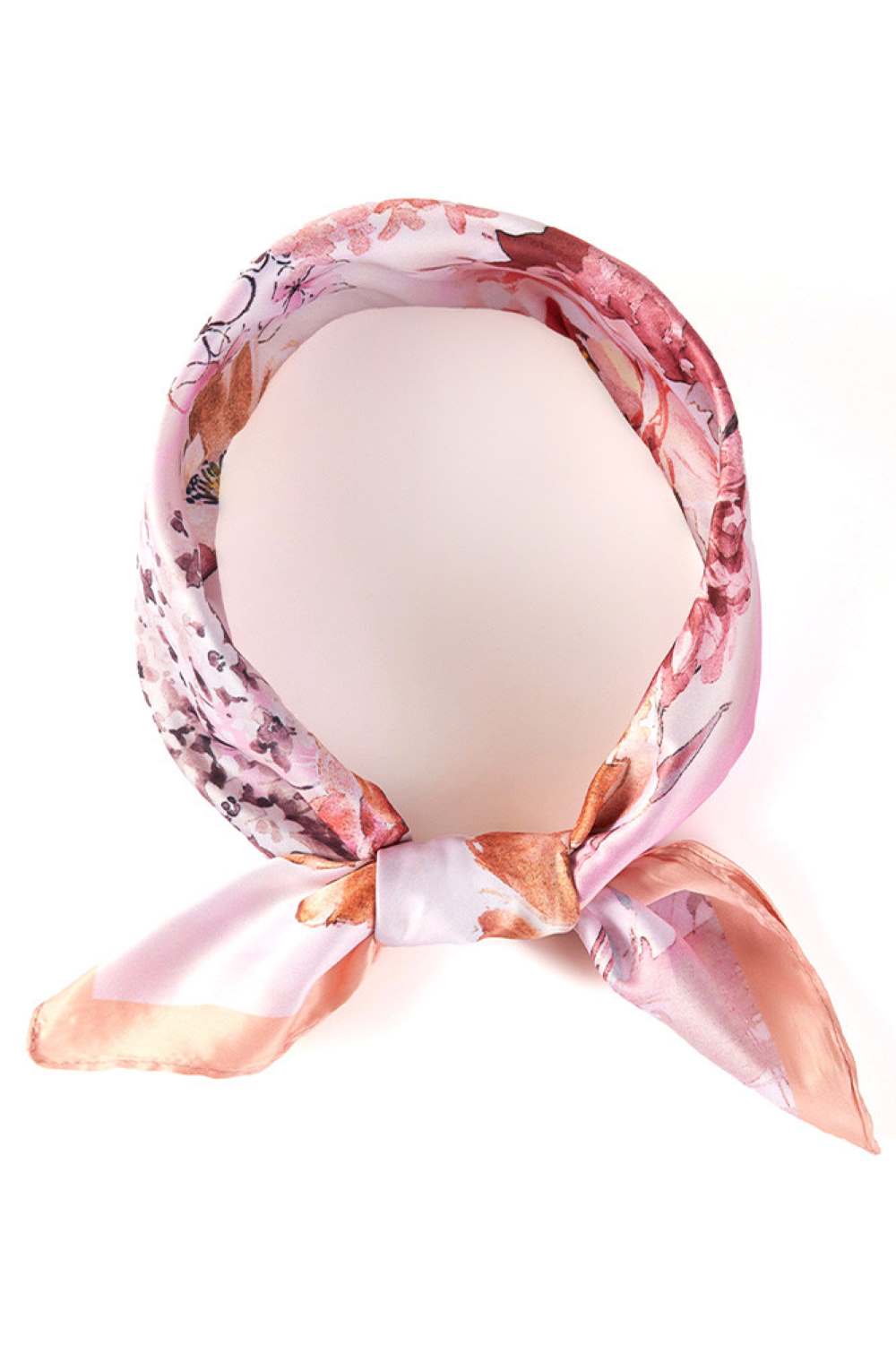 Coral Brighten your summer style with this charming floral print bandana scarf. Crafted from lightweight 100% polyester, it's perfect for warm weather wear tie it around your neck, head, or wrist for effortless versatility. The generous 27.5" x 27.5" square cut offers plenty of styling options. Easy to care for and designed for comfort, this scarf is an essential accessory for any season.