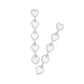 Cream Silver Pearl Heart Pendant Link Dropdown Earrings are designed for the fashion-forward jewelry lover. Made with high-quality pearls and a unique heart-shaped pendant, these earrings elevate any outfit with elegance and style. With a sophisticated dropdown design, they are the perfect choice for a special occasion or everyday wear.