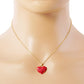 Crystal Pave Heart Pendant Necklace is crafted to bring a touch of sophistication to any outfit. Its sparkling pave crystals are timeless and elegant, while the heart-shaped pendant symbolizes love and affection. Made from high-quality materials, this necklace is designed to make a statement and elevate your style effortlessly. 