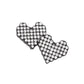 Crystal Pave Heart Stud Earrings - Black Multi - Earrings