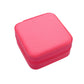 Madeline Love Fuchsia Faux Leather Portable Square Jewelry Box - Hair Accessories - desc